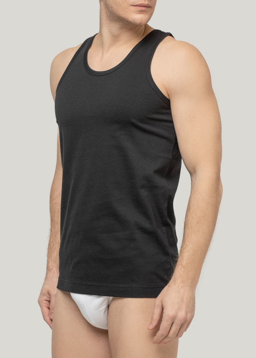 SOFIAMAN Maiou din bumbac organic Negru [2]