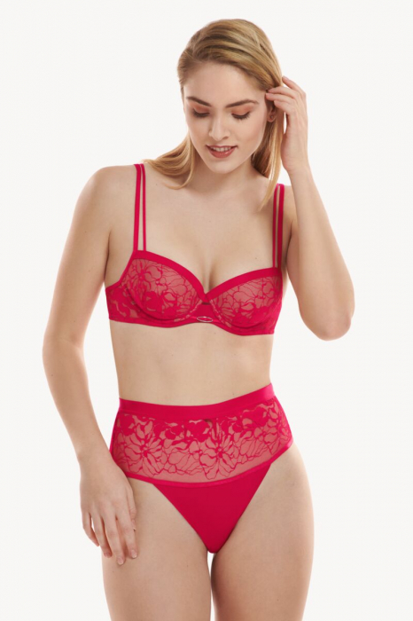 LISCA Sutien cu spuma si sustinere FLAMENCO rosu [3]