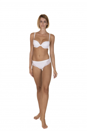 Chiloti brazilieni - LISCA Chilot brazilian fara cusaturi  CAROLINE alb