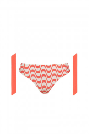 LISCA Slip de baie cu taietura clasica FASHION ICELAND orange [4]