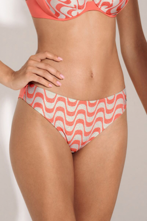LISCA Slip de baie cu taietura clasica FASHION ICELAND orange