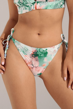 LISCA Slip de baie verde brazilian legat pe lateral JAPAN [5]