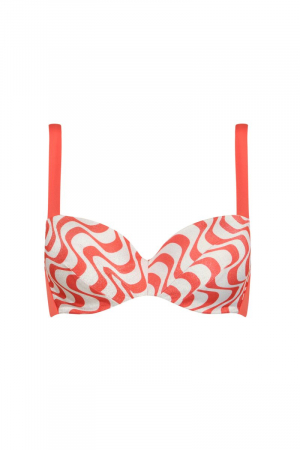 LISCA Sutien de baie cu spuma subtire si suport FASHION ICELAND orange [5]