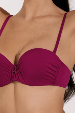 LISCA Sutien de baie bordo cu bretele detasabile PALMA [2]