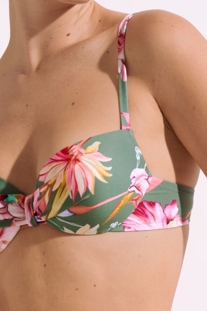 LISCA Sutien de baie cu spuma subtire si suport RIMINI verde [3]