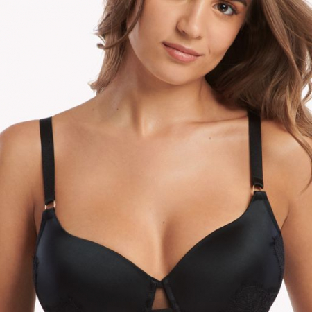 LISCA Sutien din spuma subtire si sustinere DIVA negru/bej [1]