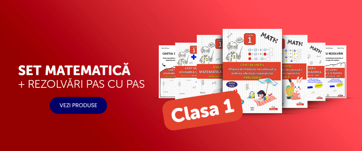 Caiete Clasa 1 - Matematica si Romana