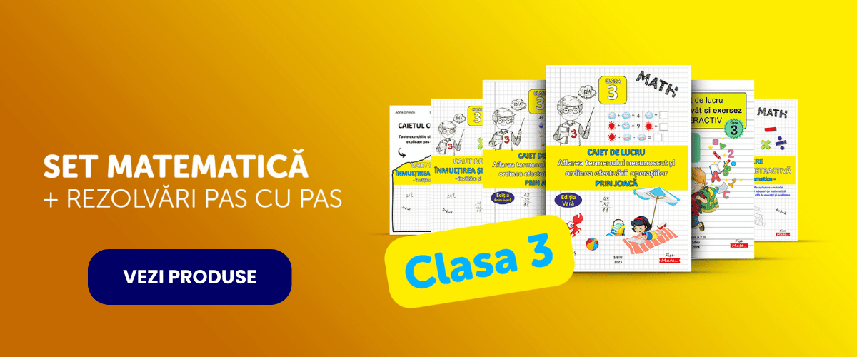 Caiete Clasa 3 – Structurate logic si progresiv