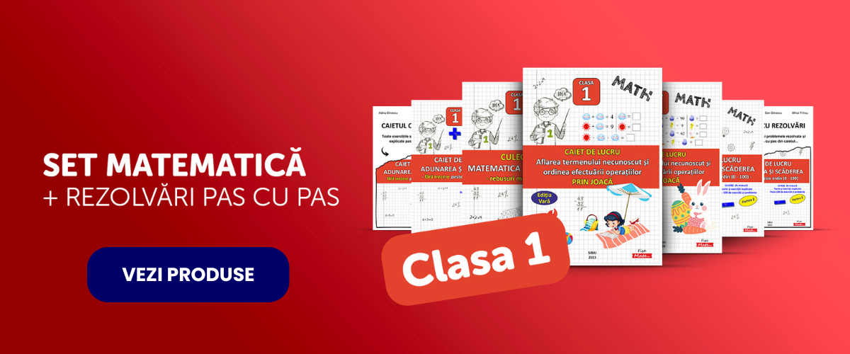 Caiete Clasa 1 - Matematica si Romana