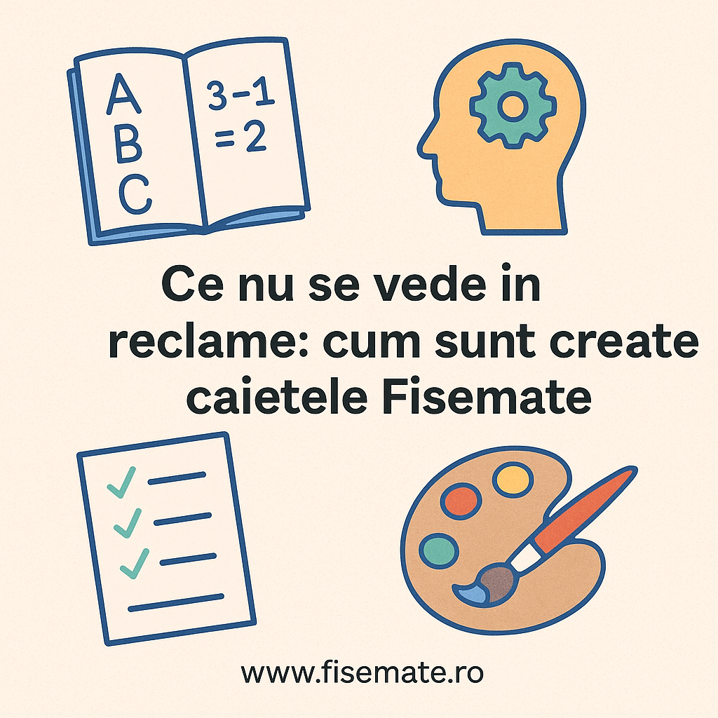 Ce nu se vede in reclame: cum sunt create caietele Fisemate, cu gandul la fiecare copil