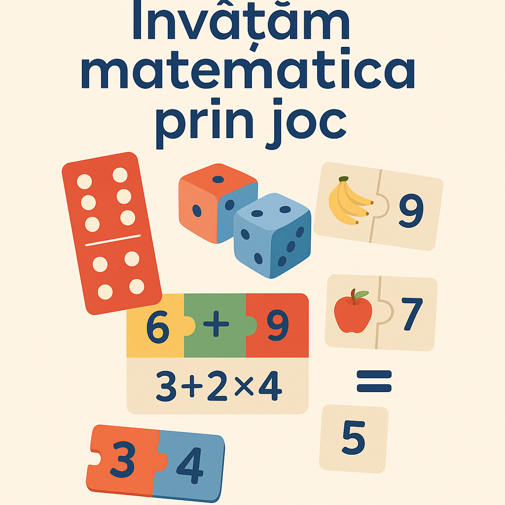5 jocuri simple prin care copilul tau invata matematica fara stres