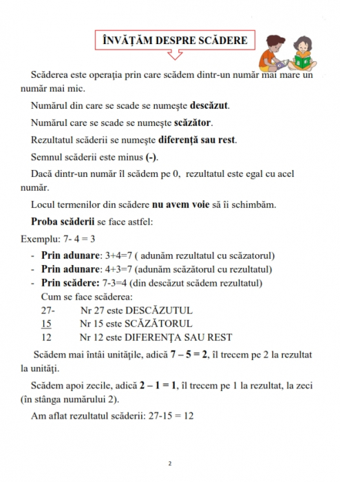 Set clasa 1 Adunarea si Scaderea fara trecere cu rezolvari [2]