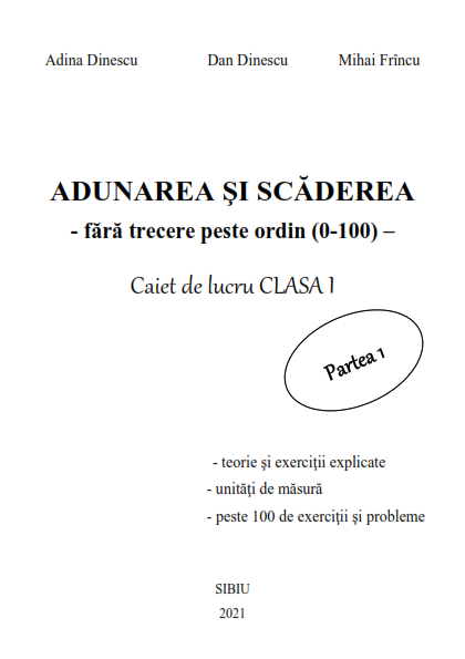 Adunarea si Scaderea Clasa 1 Probleme si Exercitii cu si fara Trecere Peste Ordin [2]