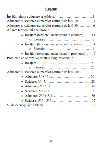 Adunarea si Scaderea Clasa 1 Probleme si Exercitii cu si fara Trecere Peste Ordin [3]