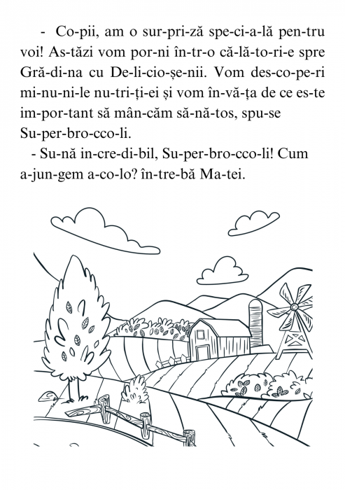 Caiet clasa 1 copii cu povesti despartite in silabe de citit [7]