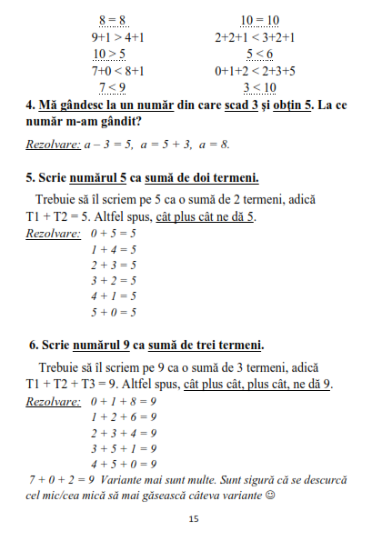 Set clasa 1 Adunarea si Scaderea fara trecere cu rezolvari [7]