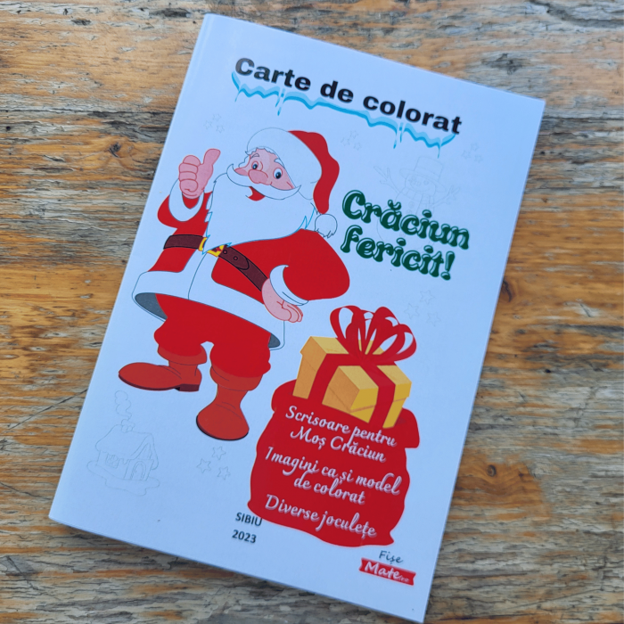Carte copii 3-7 ani cu activitati si ilustratii de colorat Craciun [3]