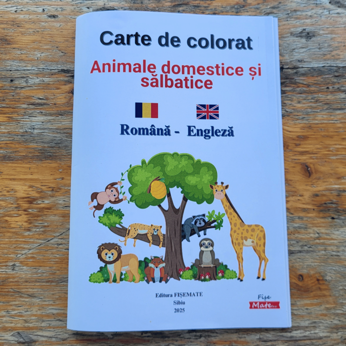 Carte de colorat animale copii 3–7 ani – RO & EN [3]