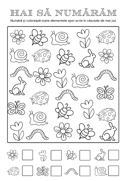 Carte copii 3-7 ani cu activitati si colorat Aventurile Anotimpurilor [7]