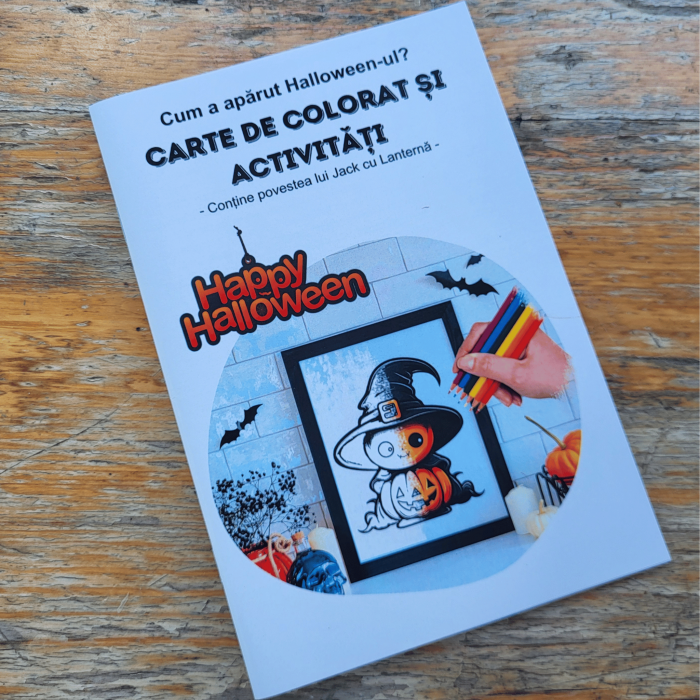 Carte de colorat si activitati distractive de Halloween | Copii 3-7 ani [4]