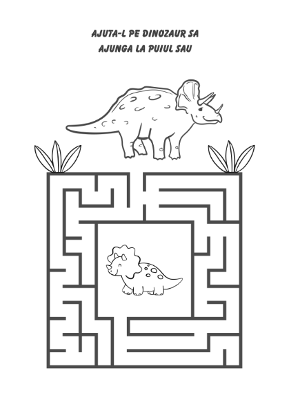Carte copii 3-7 ani cu activitati si colorat Lumea Dinozaurilor [8]