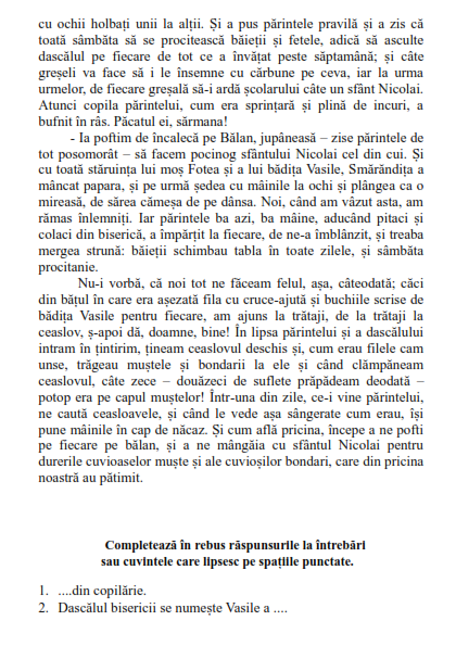 Caiet romana clasa 4 pentru copii cu rebusuri literare si jocuri educative [3]