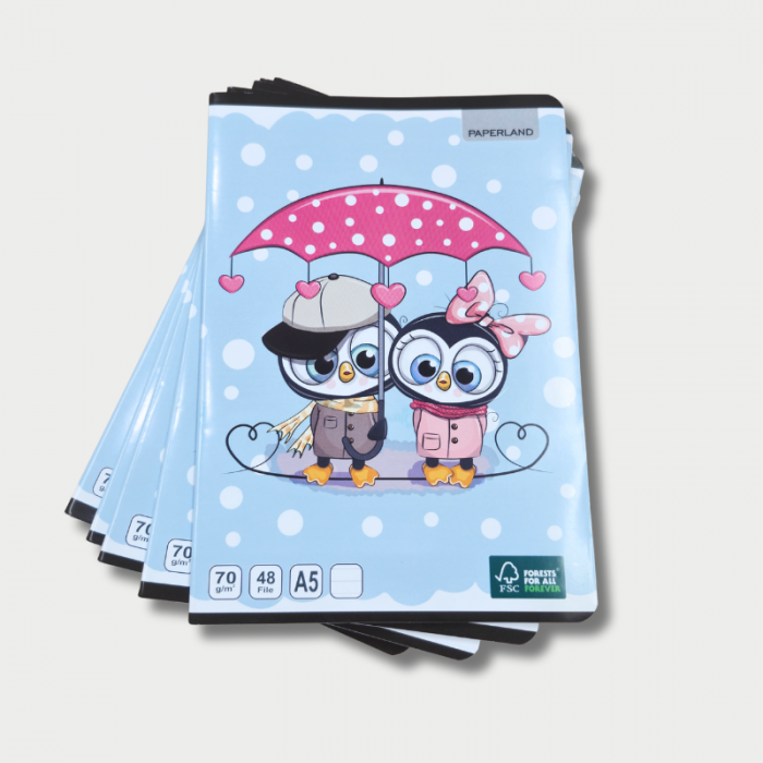Set 5 caiete (fetite), Dictando, A5, 48 file, Paperland [2]