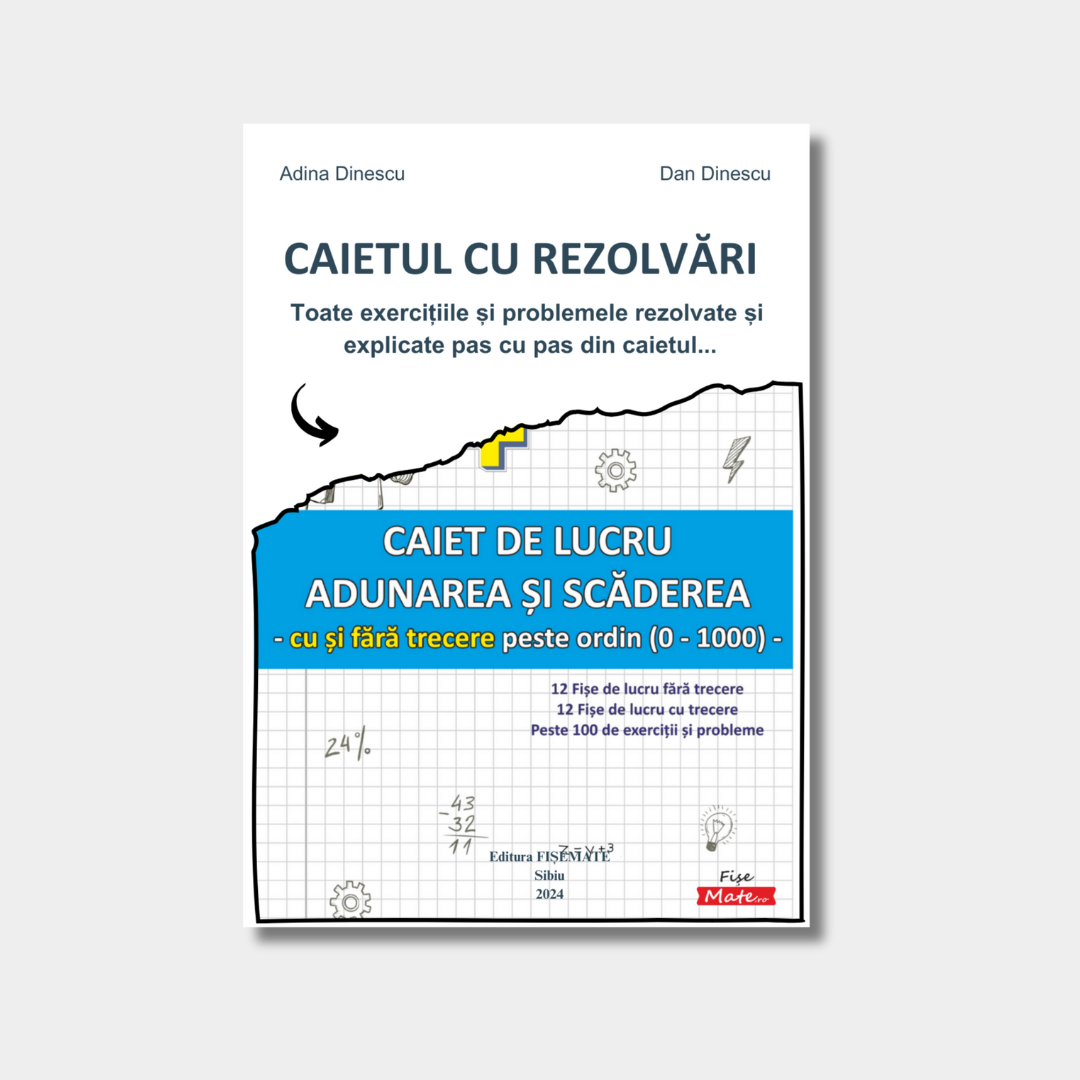 Pachet clasa 2 pentru copii cu 10 caiete exercitii probleme si rezolvari [10]