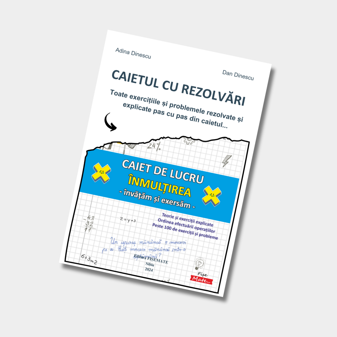 Pachet clasa 2 pentru copii cu 10 caiete exercitii probleme si rezolvari [9]