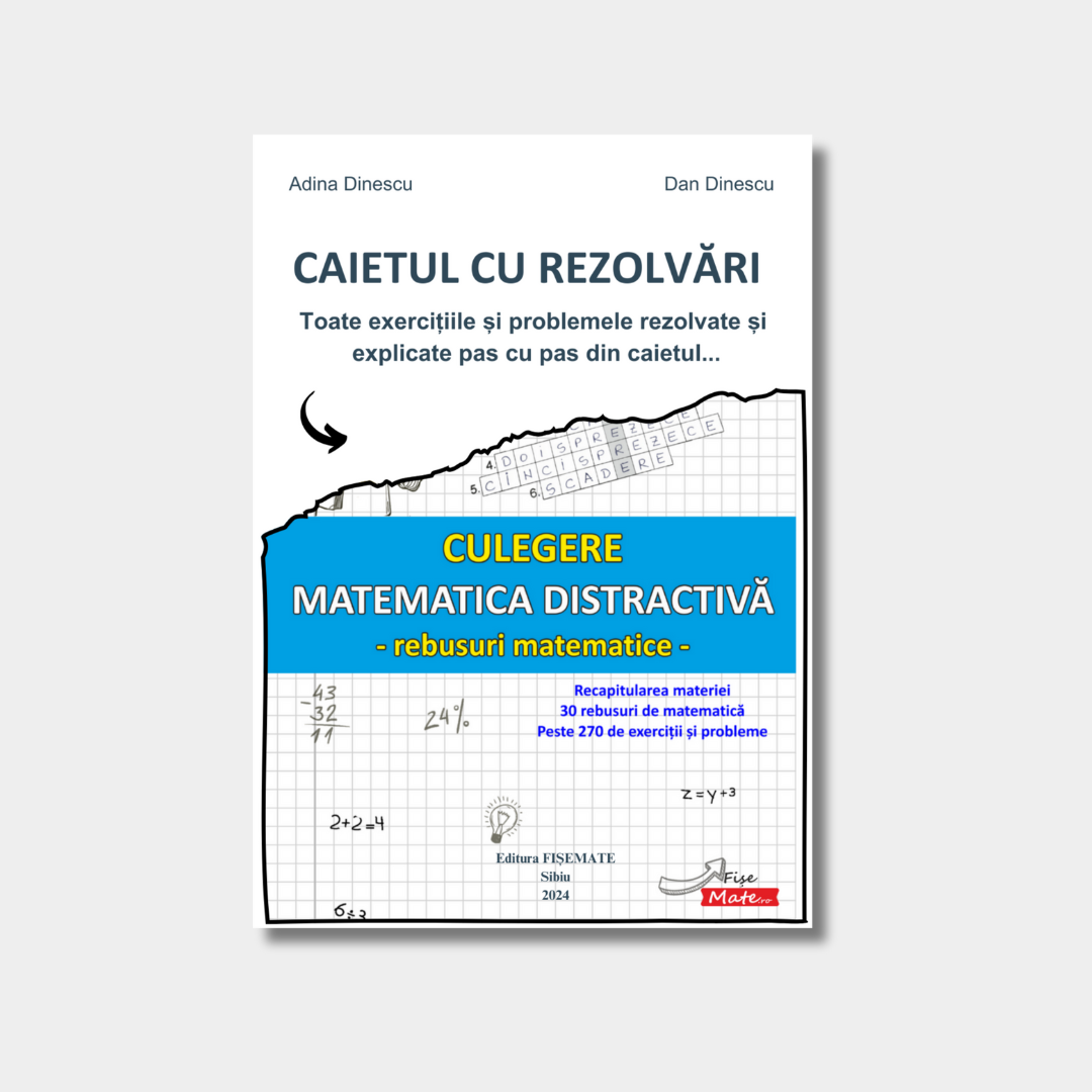 Pachet clasa 2 pentru copii cu 10 caiete exercitii probleme si rezolvari [12]