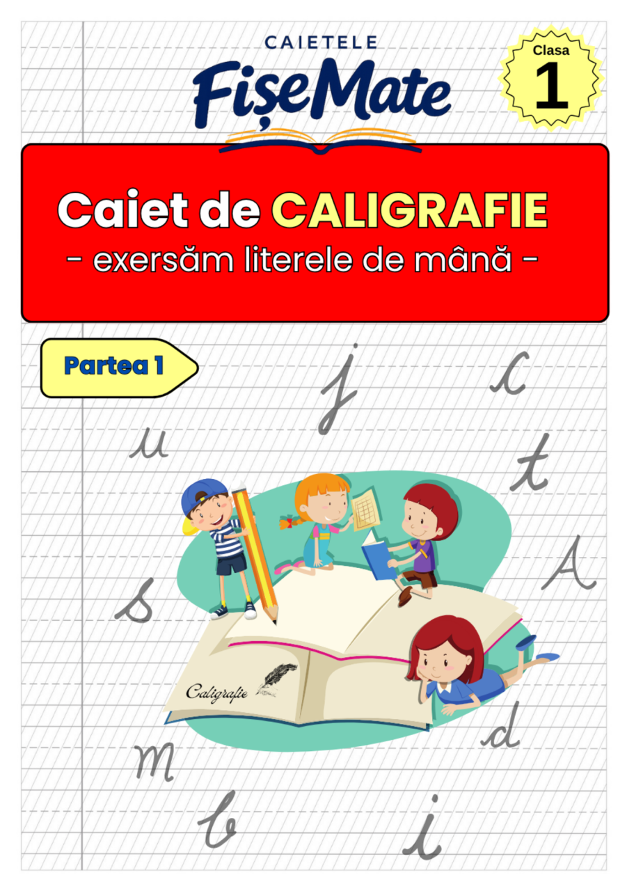 Pachet educativ clasa 1 copii cu Povesti Silabice si Caligrafie - peste 200 pagini [18]