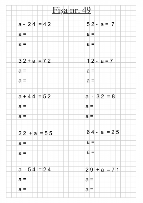 Pachet 4 caiete Operatii Matematice clasa 1 pentru copii [20]