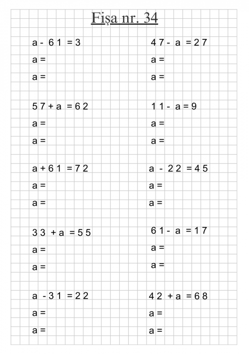 Pachet 4 caiete Operatii Matematice clasa 1 pentru copii [19]