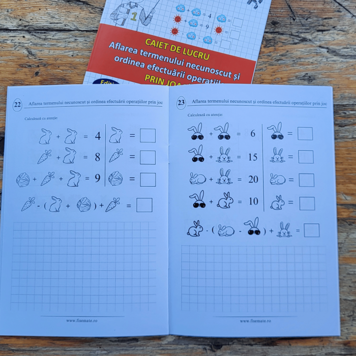 Pachet matematica clasa 1 cu 8 caiete exercitii probleme si rezolvari [8]