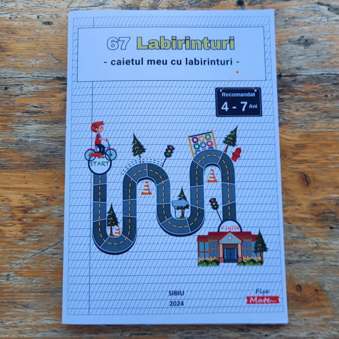 Set 8 caiete educative copii 3–7 ani cu colorat si activitati [16]