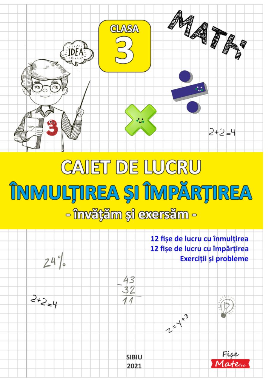 SET COMPLET – Matematica Clasa 3 | 12 caiete tiparite [6]