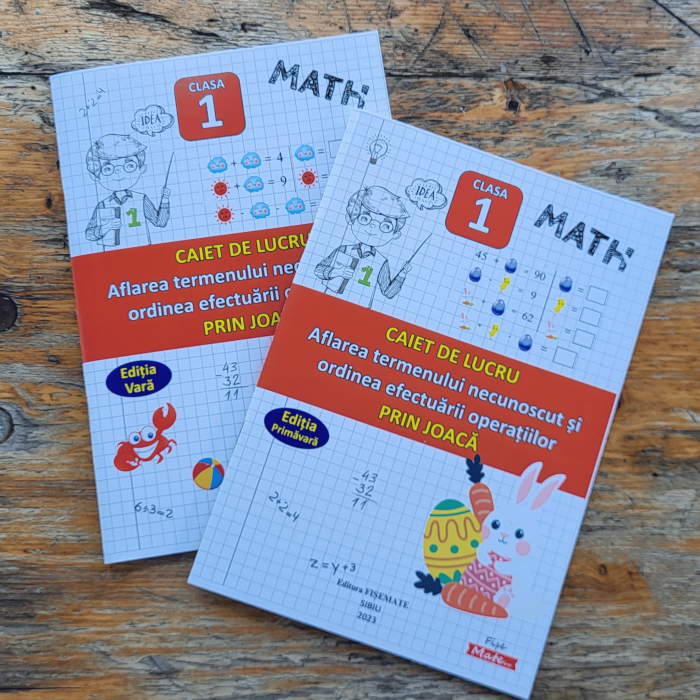 SET COMPLET – Recapitulare Matematica si Romana Clasa 1 | 15 caiete tiparite [15]
