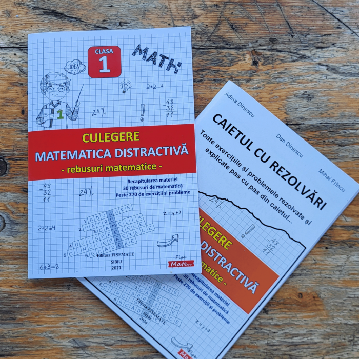 SET COMPLET – Recapitulare Matematica si Romana Clasa 1 | 15 caiete tiparite [17]