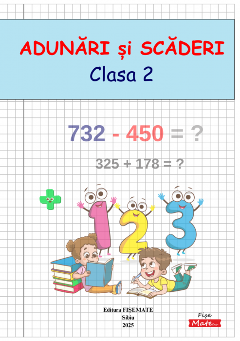 SET COMPLET – Recapitulare Matematica Clasa 2 | 15 caiete tiparite [15]