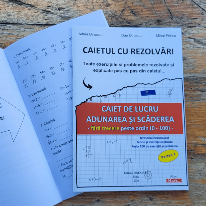 SET COMPLET – Recapitulare Matematica si Romana Clasa 1 | 15 caiete tiparite [13]