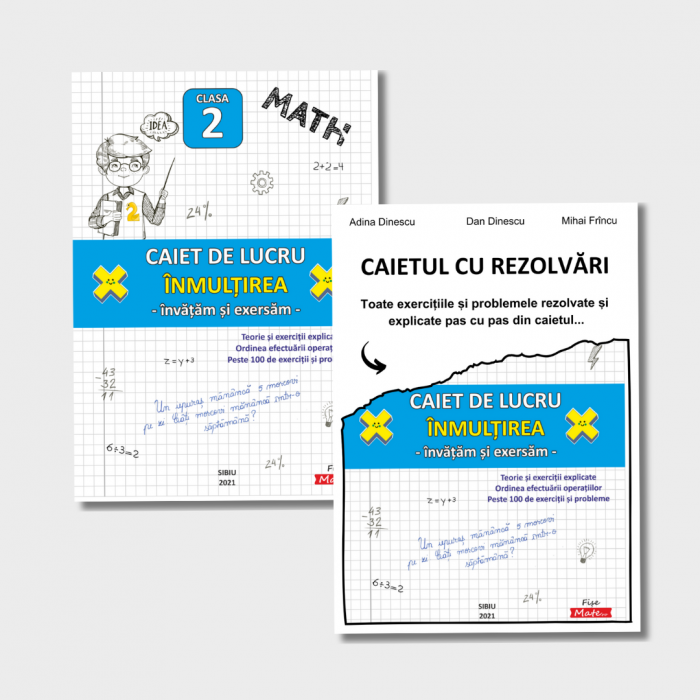 SET COMPLET – Recapitulare Matematica Clasa 2 | 15 caiete tiparite [11]