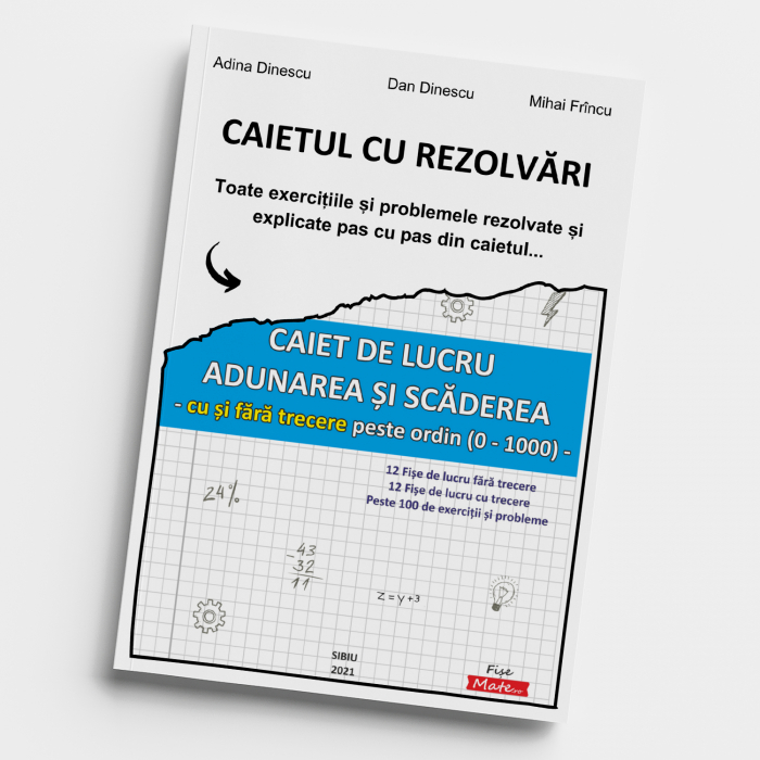 Pachet clasa 2 pentru copii cu 10 caiete exercitii probleme si rezolvari [2]
