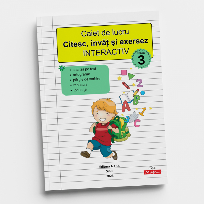 Pachet clasa 3 pentru copii cu matematica si romana exercitii probleme rezolvari [7]