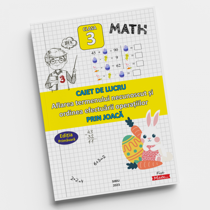 Pachet clasa 3 pentru copii cu matematica si romana exercitii probleme rezolvari [5]