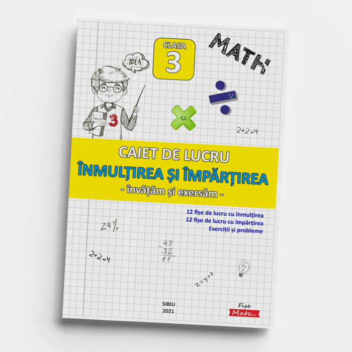Pachet clasa 3 pentru copii cu matematica si romana exercitii probleme rezolvari [3]