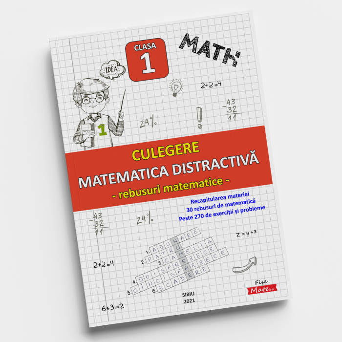Pachet matematica clasa 1 cu 8 caiete exercitii probleme si rezolvari [17]
