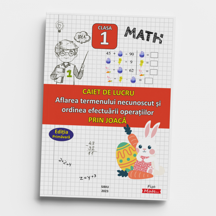 Pachet matematica clasa 1 cu 8 caiete exercitii probleme si rezolvari [19]