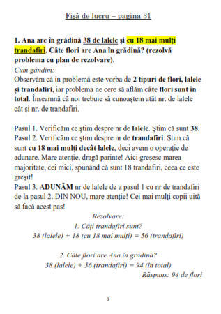 Adunarea si Scaderea Clasa 1 cu si fara Trecere Peste Ordin cu Rezolvari [22]