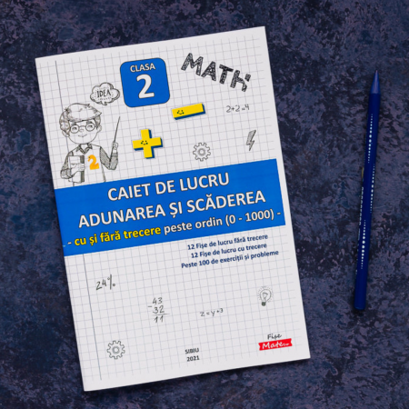Caiet clasa 2 pentru copii Adunarea si Scaderea cu exercitii si probleme [5]