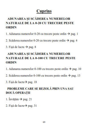 Adunarea si Scaderea Clasa 1 Probleme si Exercitii cu si fara Trecere Peste Ordin [11]